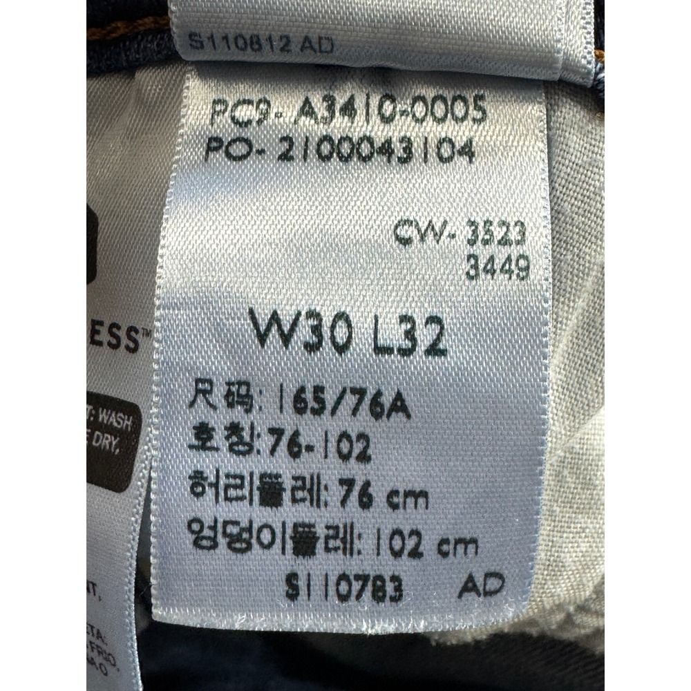 Levi's Womens 726 Flare Mid Rise Stretch Blue Denim Jeans 30x32 Meas: 30x31 - Picture 5 of 8